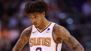 Kelly Oubre Jr en un partido con los Phoenix Suns.
