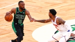 Kemba Walker, aspirante al anillo con New York Knicks. Foto: gettyimages