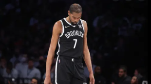 Kevin Durant, impotencia ante defensa de Celtics. Foto: gettyimages