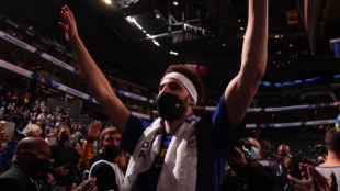 Klay Thompson, estrella de Golden State Warriors. 