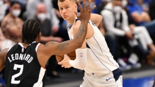 Kristaps Porzingis, responsable eliminación Dallas Mavericks. Foto: gettyimages