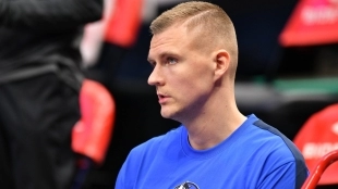 Kristaps Porzingis, jugador de Dallas Mavericks.