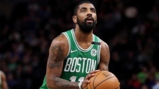 Kyrie Irving, jugador de los Celtics. Foto: Getty.