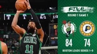 Kyrie Irving, jugador de Boston Celtics.