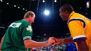Magic y Bird han ayudado a que Lakers y Celtics tengan dominados 12 equipos entre ambos. Foto: nba.com