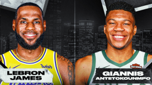 James y Antetokounmpo, estrellas del próximo All Star Game