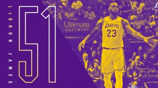 Noche histórica de LeBron James en Miami.