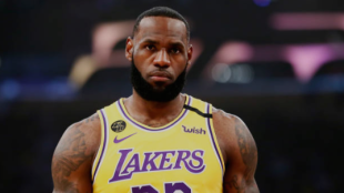 LeBron James, jugador de Los Angeles Lakers.