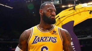 LeBron James, líder absoluto de Los Ángeles Lakers "Foto: LA Times"