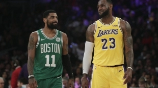Lebron James, dolido por palabras de Kyrie Irving. Foto: gettyimages