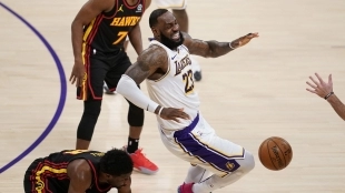 LeBron James, jugador de Los Angeles Lakers.