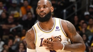 LeBron James, jugador de Los Angeles Lakers.