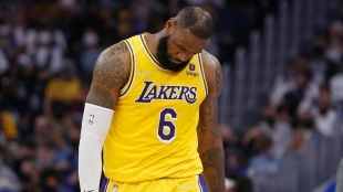 LeBron James, estrella de Los Angeles Lakers. 
