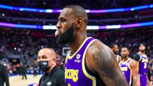 LeBron James, estrella de Los Angeles Lakers.