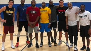 Entrenamiento de lujo en Los Angeles. Foto: thereal94feetofgame