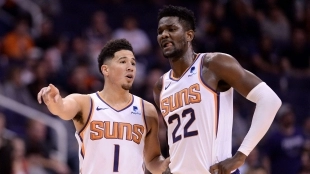 Booker y Ayton, la gran pareja de los Suns