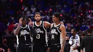 Los Angeles Clippers remontan a Utah Jazz. Foto: gettyimages