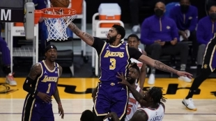 Los Angeles Lakers, cuentas para evitar play-in. Foto: gettyimages