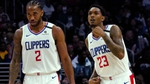 Kawhi Leonard y Lou Williams, ex compañeros en Los Angeles Clippers.