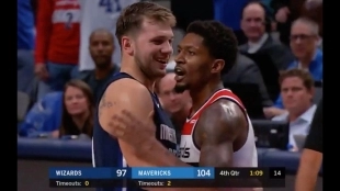 Luka Doncic y Bradley Beal, estrellas de la NBA.