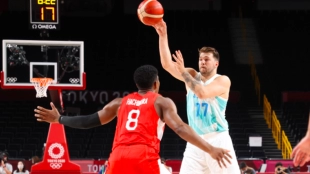 Luka Doncic acabó con Eslovenia.