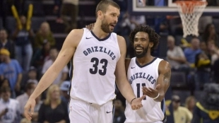 Marc Gasol y Mike Conley, estrellas de Memphis Grizzlies
