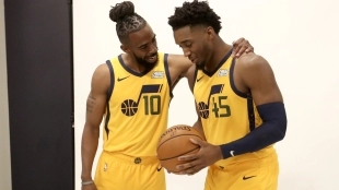 Mike Conley y Donovan Mitchell | Foto: utah jazz