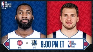 Luka y sus Mavs se enfrentarán a los Detroit Pistons. Foto: @NBA