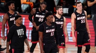 Miami Heat, deriva negativa en temporada 2021. Foto: gettyimages