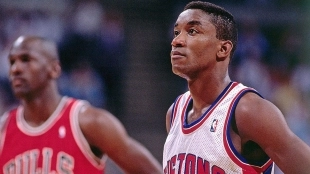 Michael Jordan mintió sobre Isiah Thomas. Foto: gettyimages