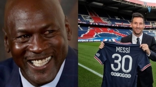 Montaje de la revista 'Entrepreneur' de Michael Jordan y Leo Messi. 