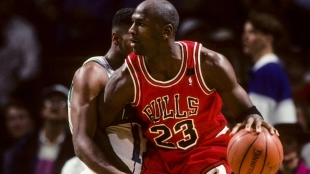 Michael Jordan, el mejor jugador de la historia.