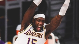 Montrezl Harrell, jugador de Los Angeles Lakers.