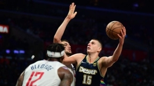 Nikola Jokic, mejor PER historia mitad temporada. Foto: gettyimages