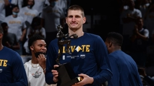 Nikola Jokic, MVP de la temporada 2020/21 en la NBA.