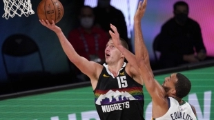 Nikola Jokic, remontada. Foto: gettyimages