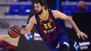 Nikola Mirotic, jugador del FC Barcelona.