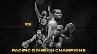 Los Warriors dominan con autoridad el Pacífico.