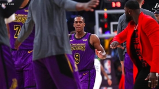 Rajon Rondo fue uno de los protagonistas del duelo.