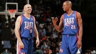 Jason Kidd y Ray Allen, en un All Star Game.