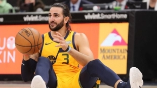 Ricky Rubio, jugador de Utah Jazz.