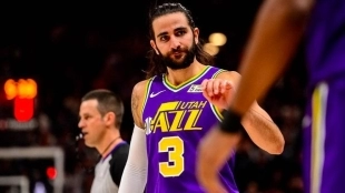 Ricky Rubio, jugador de Utah Jazz.