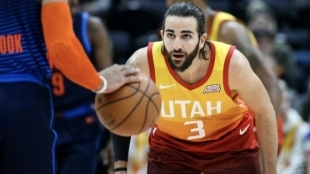 Ricky Rubio, jugador de Utah Jazz.