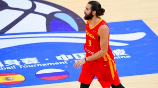 Ricky Rubio, jugador de la Selección Española de baloncesto.