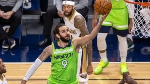 Ricky Rubio, jugador de Minnesota Timberwolves.