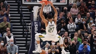 Rudy Gobert, posibilidad estadísticas NBA jamás vistas. Foto: gettyimages