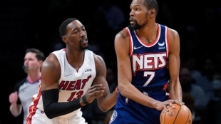 Rumores NBA: Bam Adebayo, clave para traspaso de Durant. Foto: gettyimages
