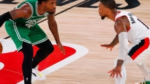 Rumores NBA, Damian Lillard a Boston Celtics. Foto: gettyimages