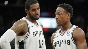 Rumores NBA, traspasos San Antonio Spurs LaMarcus Aldridge y DeMar DeRozan. Foto: gettyimages
