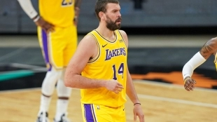 Marc Gasol con Los Angeles Lakers.